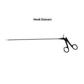 114382 Eder Surgical Hook Scissors Monopolar 13.5 Inch Length