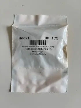 N-bk7 Edmunds Optics 86621 1mm Aluminum Coated Right Angle Prism- New In Bag