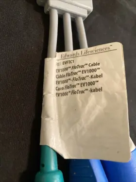 Ev1000 Edwards Evftc1 Lifesciences Flotrac Cable #2 Ev1000 Edwards Evftc1 Lifesciences Flotrac Cable #2