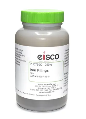 0799 Eisco Fine Iron Filings 250g - 40-60 Mesh Shavings For Magnets