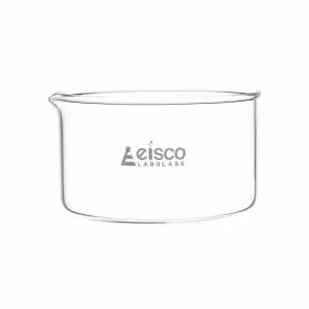Eisco 849230013110 Crystallizing Dish 100ml - Flat Bottom With Spout Borosilicate 3.3