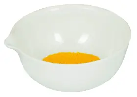 Eisco 849230013332 175ml Capacity Round Evaporating Dish With Spout - Porcelain 4.1 Inch Outer Di