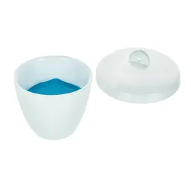 Eisco 849230013394 Labs Porcelain Crucible With Lid Tall Form 15ml Capacity