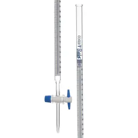 Eisco 849230016944 50ml Schellbach Glass Burette - Class A Ptfe Stopcock