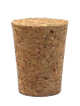 Eisco 849230018276 10pk Cork Stoppers Size #9-18mm Bottom 24mm Top 29mm Length - Tapered Shap #2