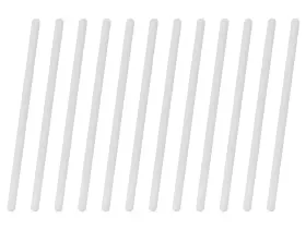Eisco 849230029920 12pk Polypropylene Stirring Rods 9.8 Inch - Rounded Ends 10mm Diameter Excell