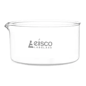 Ch0066i Eisco Crystallizing Dish 500ml - Flat Bottom With Spout Borosilicate 3.3 Glass