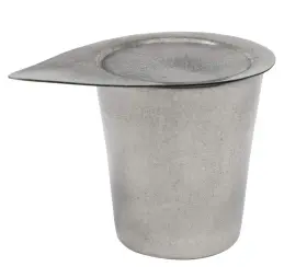 Ch0084a Eisco Crucible And Lid 25ml - Nickel Withstands Temperatures Up To 1000 C