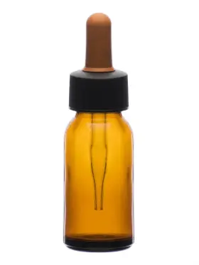 Ch0187f Eisco Dropping Bottle 60ml 2oz - Amber Soda Glass Labs