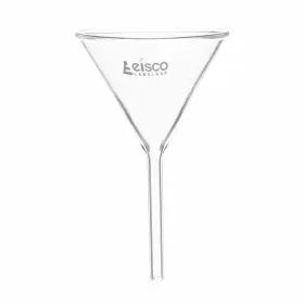 Ch0458c Eisco Heavy Filter Funnel 75mm - Plain Stem 8mm Thick Uniform Walls