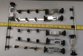 Ph0308 Eisco Lot Of 7 Labs Pendulum Clamp Clamps