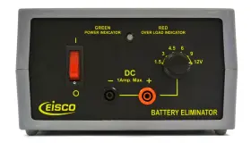 Ph0971a Eisco Labs Battery Eliminator 1a Max - 1.5 3 4.5 6 9 Or 12v