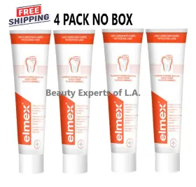 Elmex 007965507335 4 X Without Toothpaste Caries Protection Prevents Tooth Decay 75ml Exp 08/26 #2
