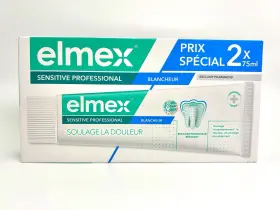 Elmex 718951093607 Toothpaste Sensitive Professional Whiteness 2x75ml Exp 09/27