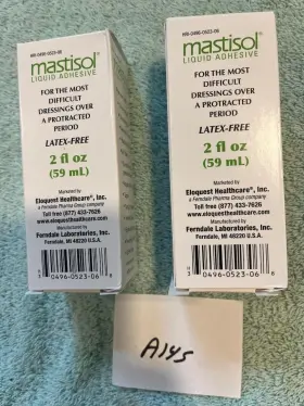Hri-0496-0523-06 Eloquest Mastisol Liquid Adhesive 2 Fluid Ounces # Lot Of Exp 2029