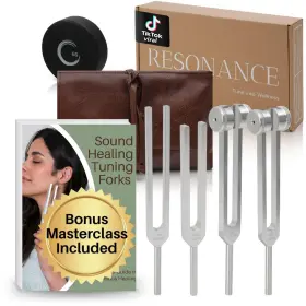 Enso Sensory 356360000091 Resonance Tuning Fork For Healing Set 128hz 136.1hz 256hz 384hz S