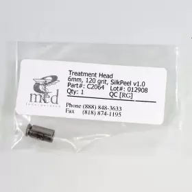 120-grit Envy Medical C2064 Silk Peel 6mm Tip Diamond Crystal Dermabrasion Head