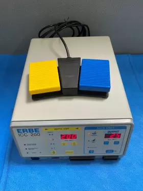 Icc-200 Erbe Icc 200 Esu With Foot Pedal And Power Cord Biomed Tested #3