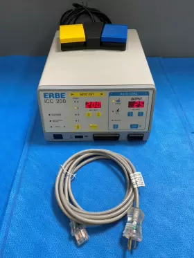 Icc-200 Erbe Icc 200 Esu With Foot Pedal And Power Cord Biomed Tested