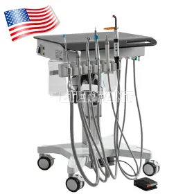 Zl103020004 Eterfant Dental Mobile Delivery Cart Adjustable Treatment Unit System 4hole Gu-p302s Us #2