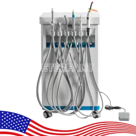 Zl103020008 Eterfant Dental Cart Delivery Unit With Air Compressor /suction Machine Vacuum System