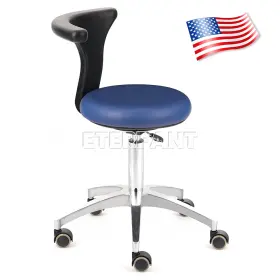 Zl103020008zl103020115 Eterfant 4 Holes Dental Portable Mobile Suction Cart /doctor Chair Adjust Height Stool Us