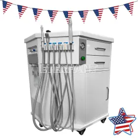 Eterfant Zl103020134 Dental Portable Delivery Unit Treatment With Air Compressor Suction System 4h