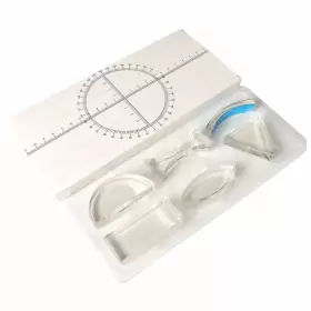 Eh-gxlj-6 Eudax 6 Pcs Acrylic Glass Light Prism Optical Lens Triangular Semicircular Rectangu #2