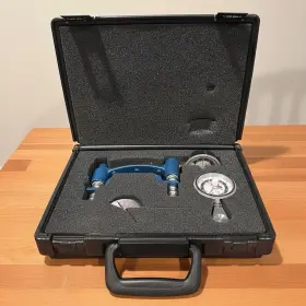 12-0103 Fabrication Instruments Baseline 3 Piece Hand Evaluation Set Dynamometer Pinch Gauge Goniometer With Case