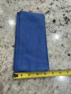 Fhs 704674751502 6 Pcs Blue Cotton Surgical Huck Absorbent Towels Shop Rags For Cleaning #2