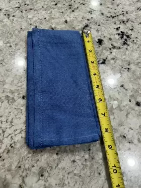 Fhs 704674751502 6 Pcs Blue Cotton Surgical Huck Absorbent Towels Shop Rags For Cleaning