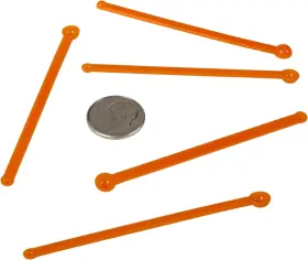 Fitpowders 712760375549 Double-sided 2-in-1 Micro Scoops 5 To 10mg And 25 35mg Orange