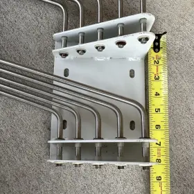Rar-sa5-l Five Arm Apron Rack Medical 5 Swing Rack/hanger Folds To Left For X-ray Aprons #2