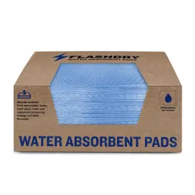 Fdabpad50wat Flashdry Water Absorbent Pads 100 Per Box 17.5x13.5 - Reusable And Hand Wr Inch