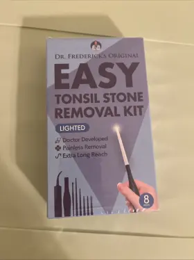 Frederick Medical Supply 445028248240 Dr. S Original Easy Tonsil Stone Remover Kit - Fast Painless Tonsillol