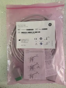 2106308-001 Ge Ecg Trunk Cable With 12-lead Connector Aha 3.6 M/12 Ft