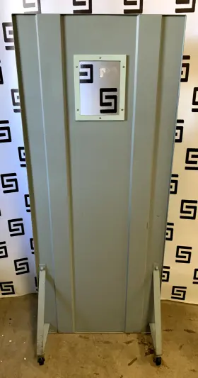 30wx72h Ge Mobile X-ray Lead Shield Barrier Safety Radiation Shielding Window Wall 30wx72 Inch H