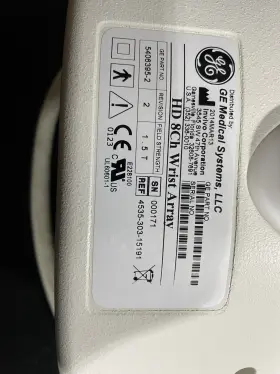 5406395-2 Ge 1.5t Mri Hd 8ch Wrist Array Pn #3