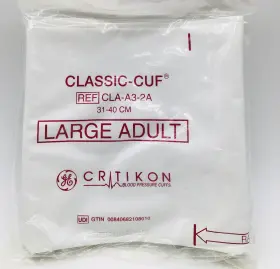 Cla-a3-2a Ge Critikon Classic-cuf Blood Pressure Cuff Adult Lg - Box Of 20
