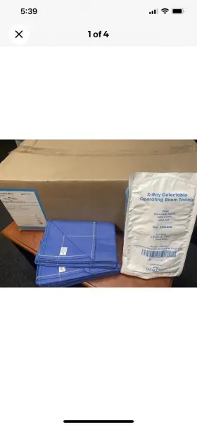 Dt06-b-m.00 Geo-med 72 O.r Towels X-ray Detectable Exp 2026/07 12 Packs Of 6 Total