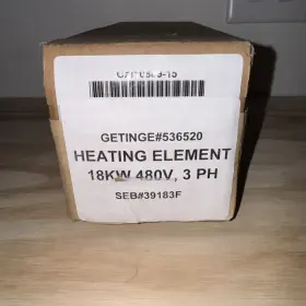 536520 Getinge New Sealed Oem Heater Element Kit 6 Bolt 18kw 480v