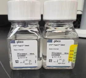 30jul2027 Gibco A12859-01 Cts Tryple Select Ref Exp 100 Ml Each 2 Bottles