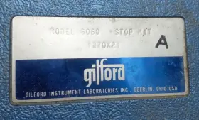 6060 Gilford Instrument Laboratories Inc Model Stop Kit 1370x21 A In Case #3