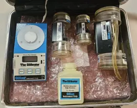 800286 Gilian Primary Flow Calibrator With 3 Bubble Generators In Hard Case #2