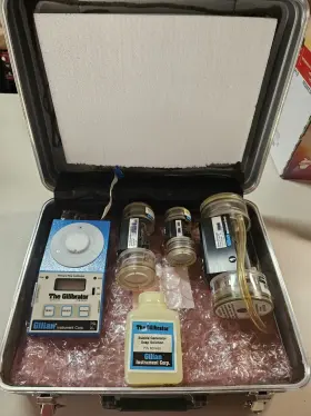 800286 Gilian Primary Flow Calibrator With 3 Bubble Generators In Hard Case