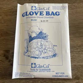 A-30-20 Glas-col Glove Bag Inflatable Chamber Tools For Scientists New