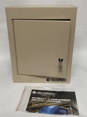 436952 Global Industries Industrial Double Door And Lock Small Narcotics Cabinet Beige #2 436952 Global Industries Industrial Double Door And Lock Small Narcotics Cabinet Beige #2