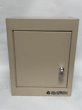 436952 Global Industries Industrial Double Door And Lock Small Narcotics Cabinet Beige 436952 Global Industries Industrial Double Door And Lock Small Narcotics Cabinet Beige