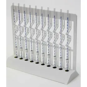 3452 Globe Scientific 10-place Esr Sedimentation Pipette Support Clamps Rack Nib