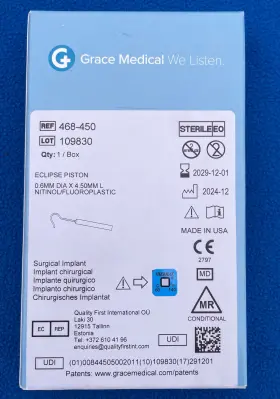 468-450 Grace Medical Eclipse Piston - Model New